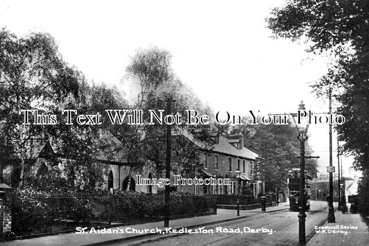 DR 2187 - St Aidans Church, Kedleston Road, Derby, Derbyshire c1913