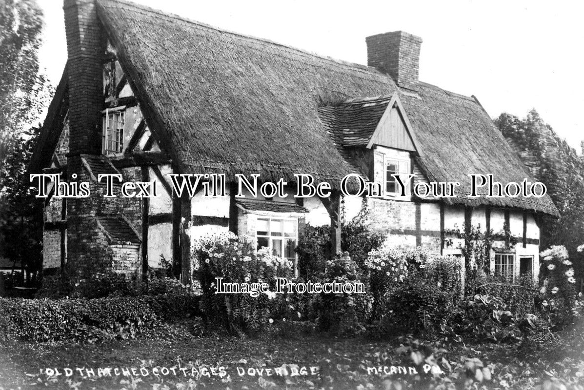 DR 2208 - Old Thatched Cottages, Doveridge, Derbyshire