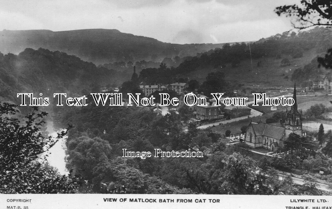 DR 2287 - Matlock Bath From Cat Tor, Derbyshire