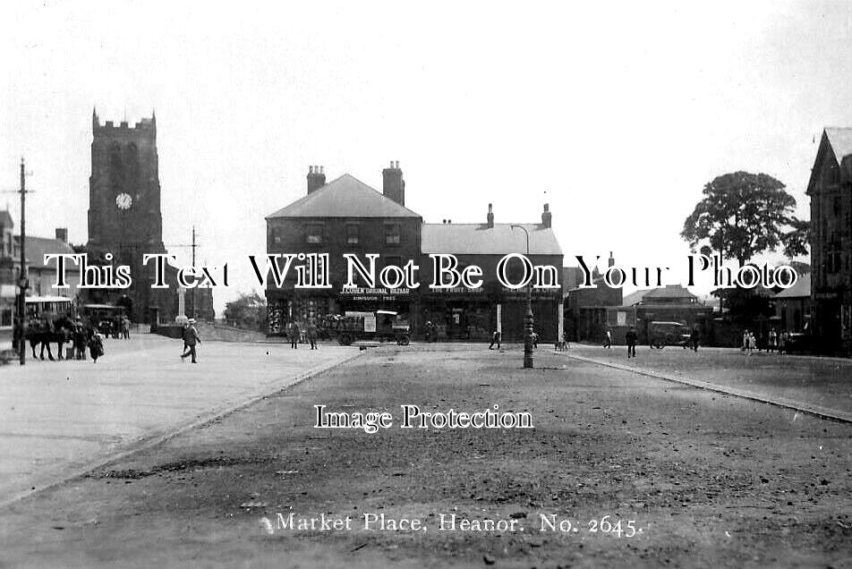 DR 2290 - Market Place, Heanor, Derbyshire c1927
