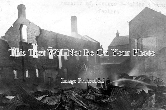 DR 2346 - William Holden & Sons Furniture Factory Fire, Belper, Derbyshire 1905