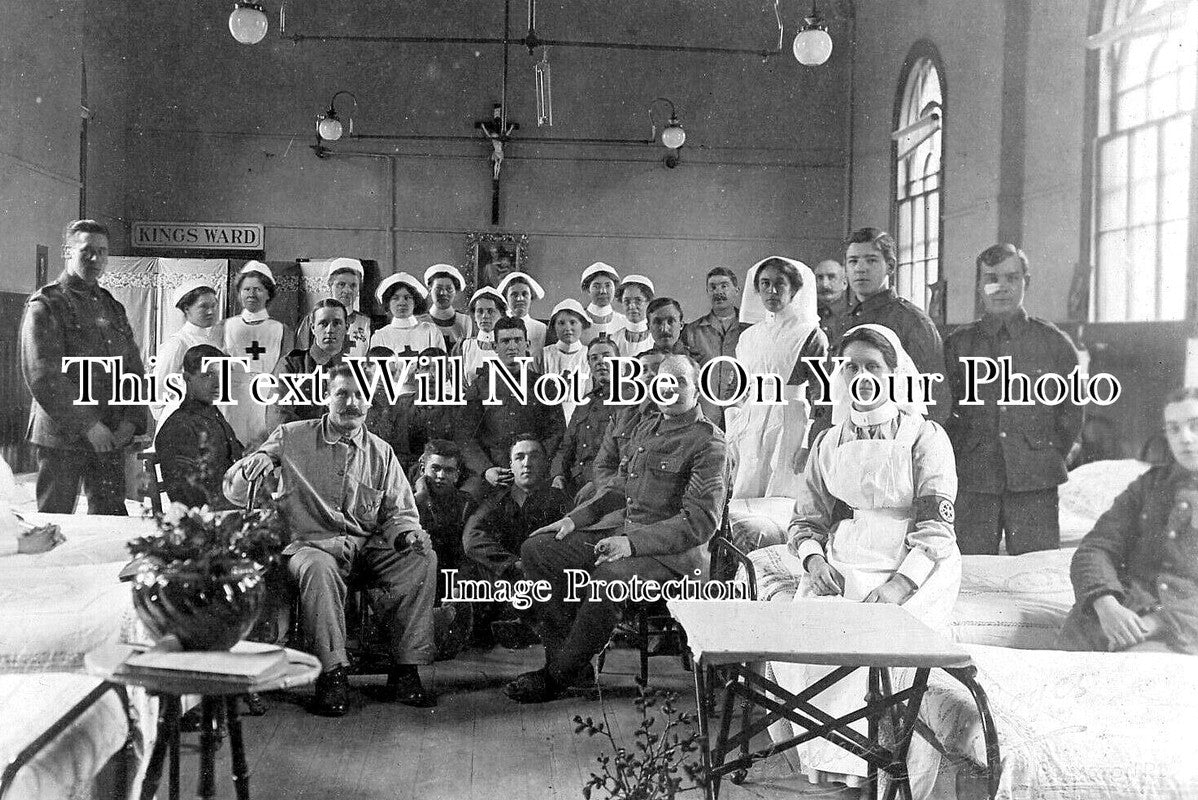 DR 2421 - Kings Ward, Derby Red Cross Hospital, Derbyshire 1915 WW1