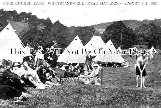 DR 2440 - Free Church Camp, Whatstandwell Near Matlock, Derbyshire 1913
