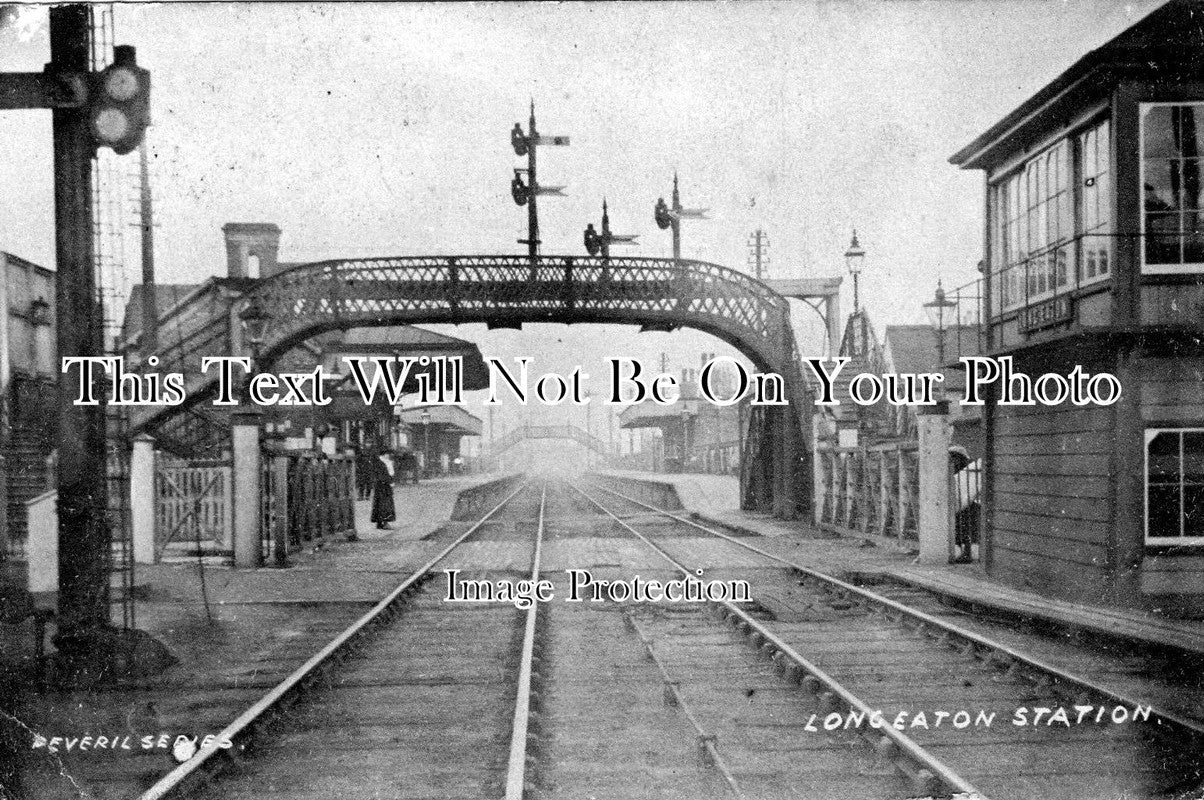 DR 245 - Long Eaton Railway Station, Derbyshire c1906