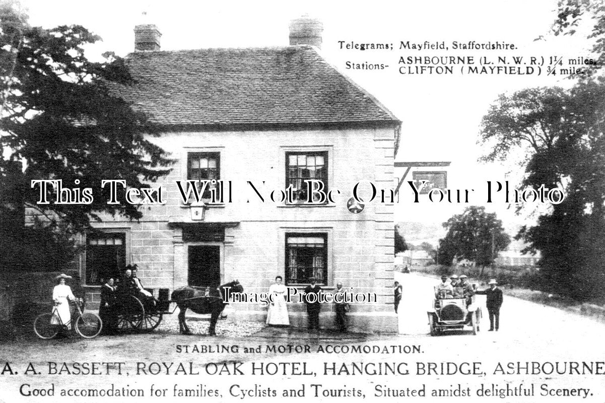 DR 2451 - Royal Oak Hotel, Hanging Bridge, Ashbourne, Derbyshire