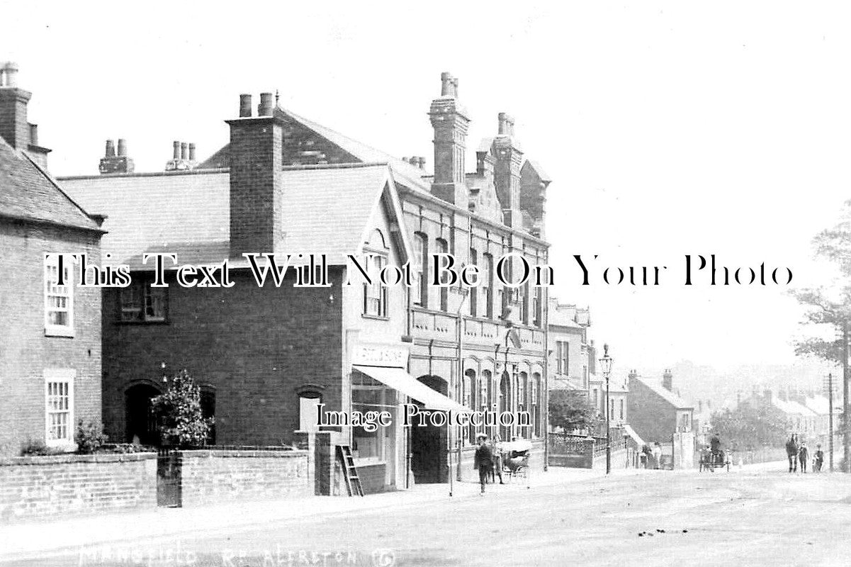 DR 2454 - Mansfield Road, Alfreton, Derbyshire c1910