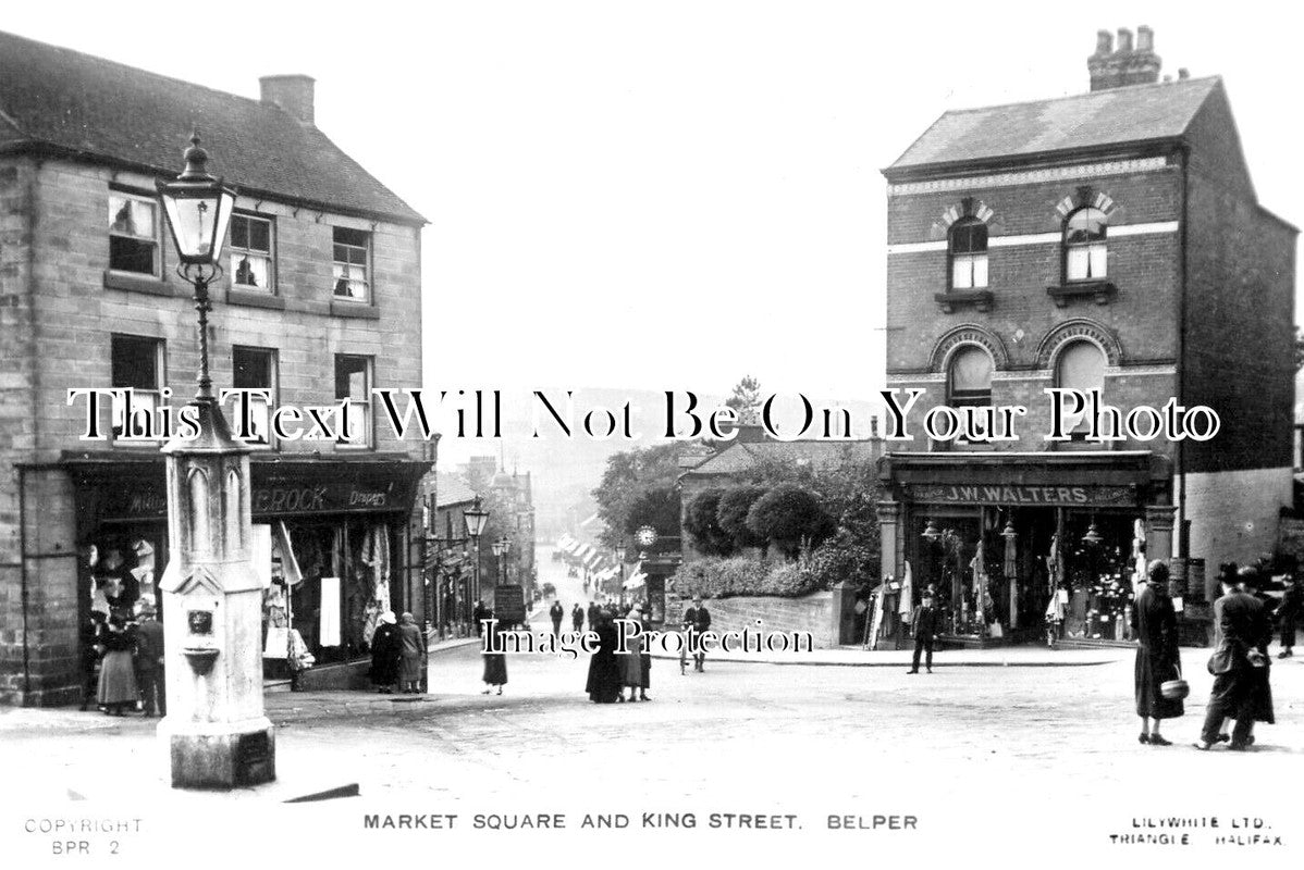 DR 2464 - Market Square & King Street, Belper, Derbyshire