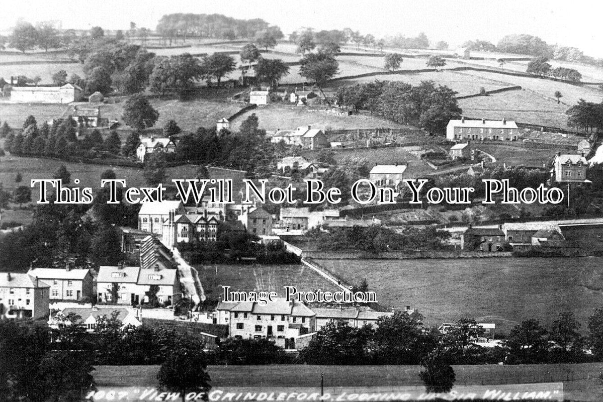 DR 2499 - View Of Grindleford, Derbyshire