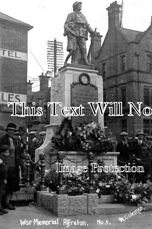 DR 2514 - War Memorial, Alfreton, Derbyshire