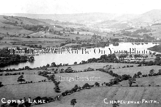 DR 2544 - Combs Lake, Chapel En Le Frith, Derbyshire c1910