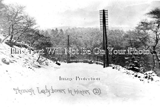 DR 2547 - Winter Scene, Ladybower Near Bamford, Derbyshire