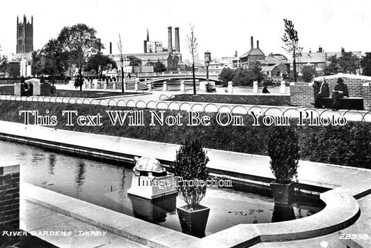 DR 2552 - River Gardens, Derby, Derbyshire c1940