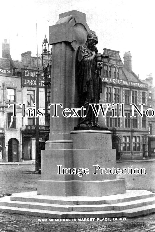 DR 2556 - War Memorial In Derby Market Place, Derbyshire
