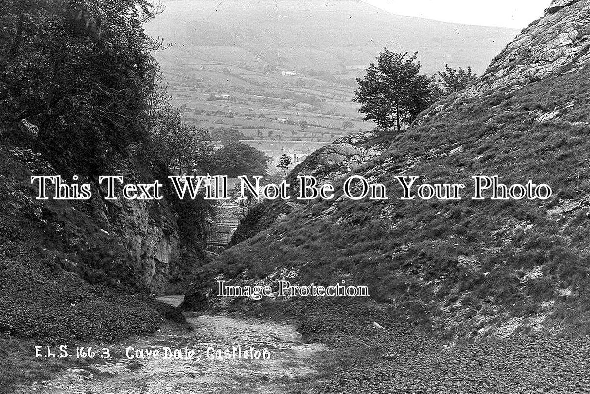 DR 2568 - Cave Dale, Castleton, Derbyshire c1915