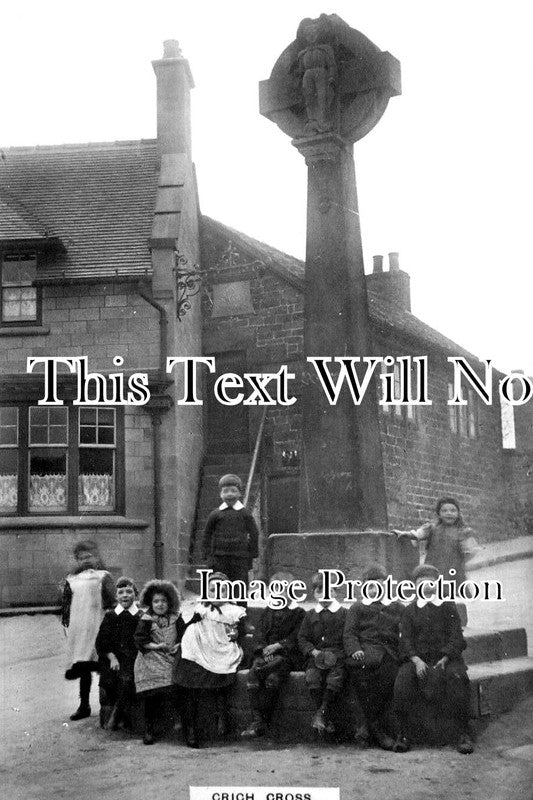 DR 2593 - Crich Cross, Derbyshire c1916