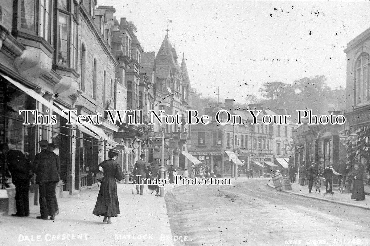 DR 260 - Dale Crescent, Matlock Bridge, Derbyshire c1910