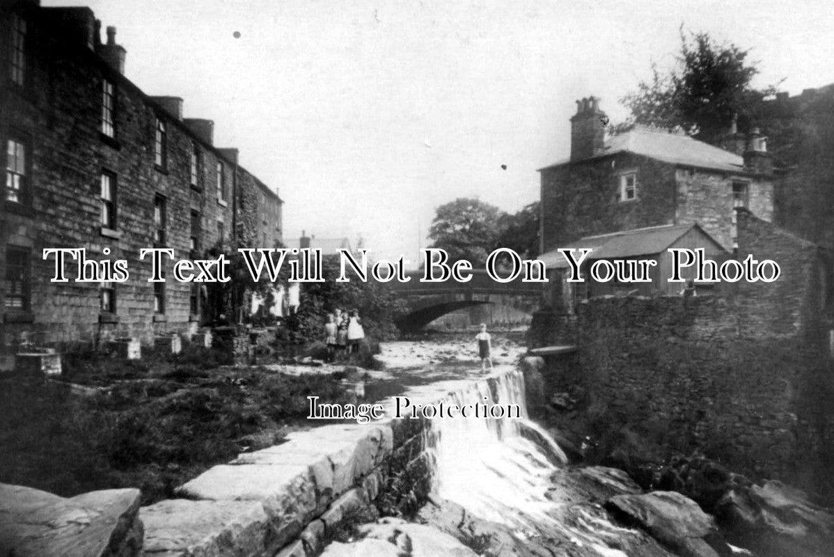 DR 263 - Bridge & Falls, Hayfield, Derbyshire