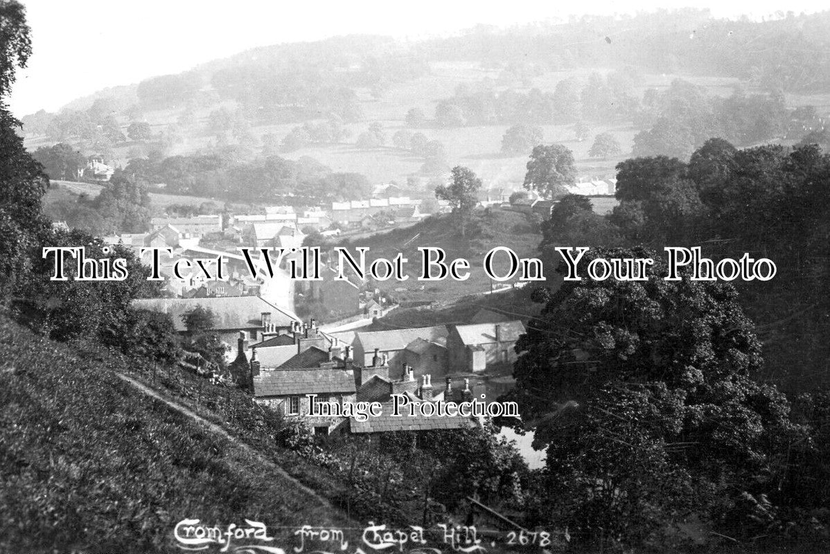 DR 2660 - Cromford From Chapel Hill, Derbyshire