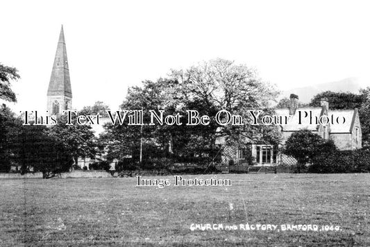 DR 2664 - Church & Rectory, Bamford, Derbyshire