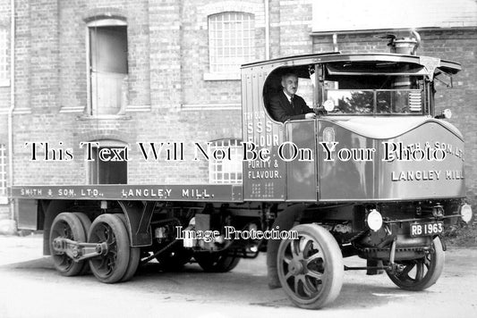 DR 2675 - Smith & Son Sentinel Steam Lorry, Langley Mill, Derbyshire c1925