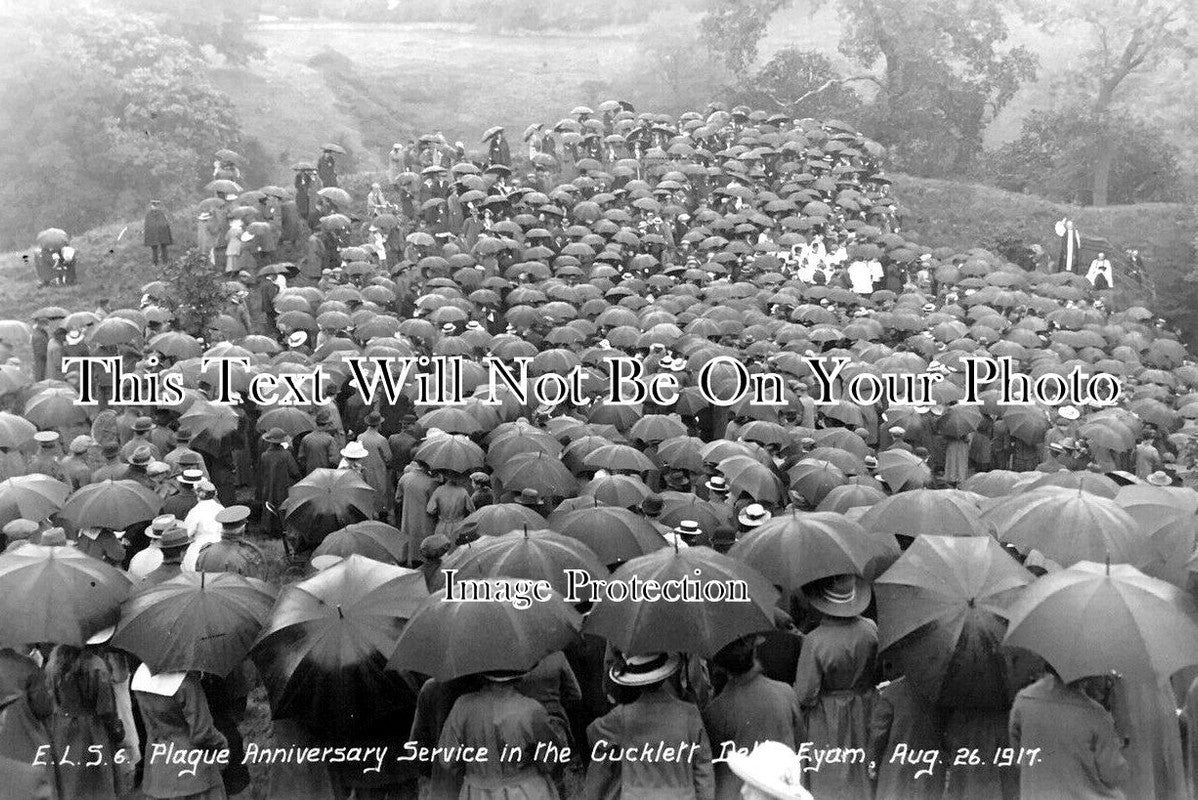 DR 2692 - Eyam Plague Anniversary Service, Derbyshire 1917