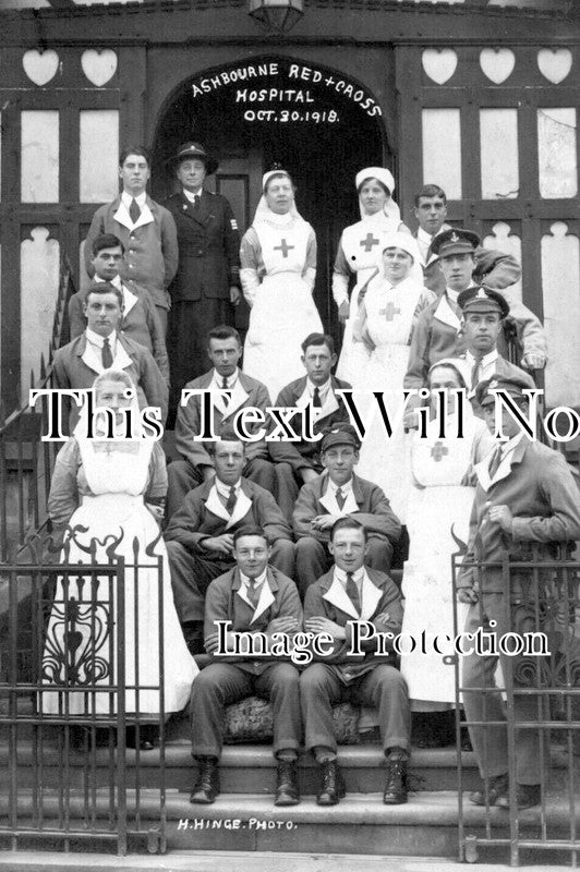 DR 2721 - Ashbourne Red Cross Hospital, Derbyshire 1918 WW1