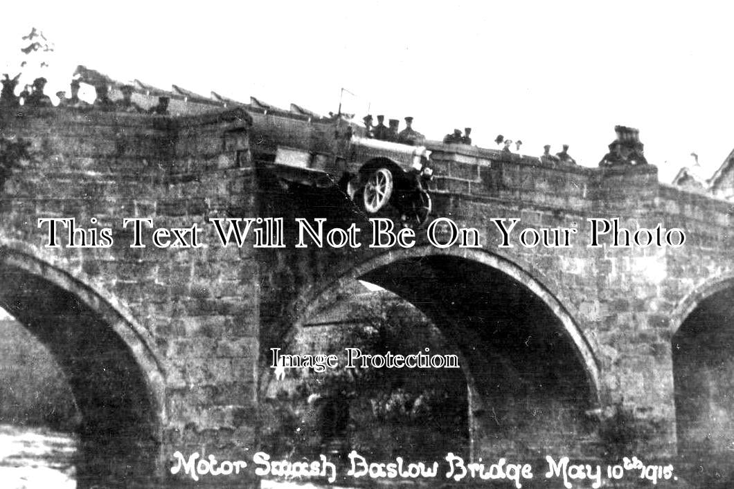 DR 2736 - Motor Smash, Baslow Bridge, Derbyshire 1915