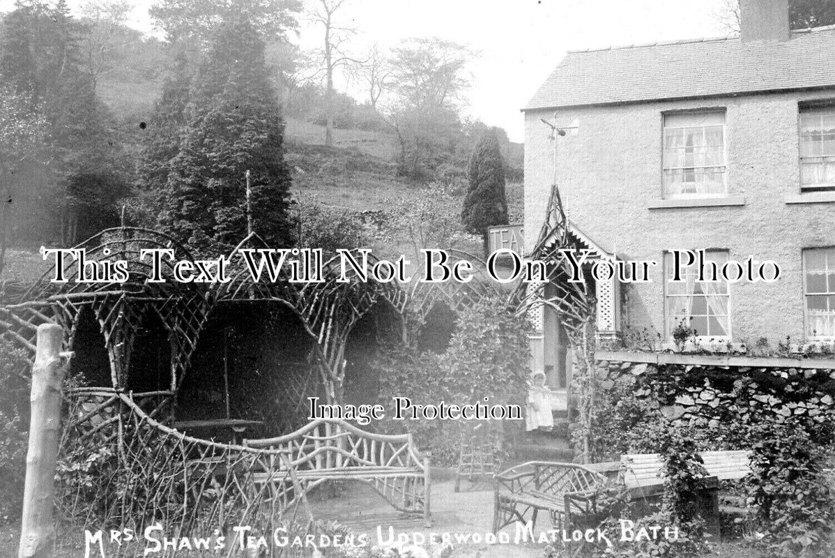 DR 2740 - Mrs Shaws Tea Gardens, Upperwood, Matlock, Bath, Derbyshire