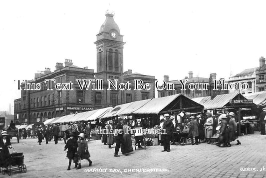 DR 2818 - Market Day, Chesterfield, Derbyshire