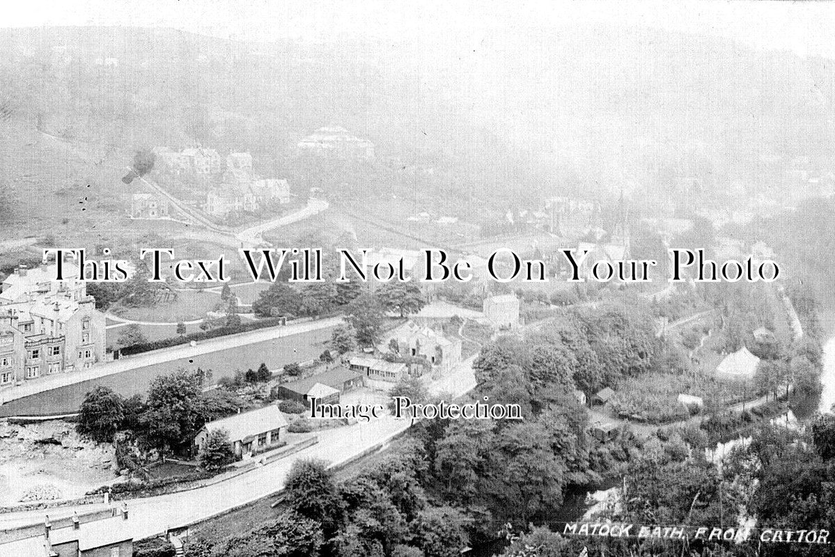 DR 2836 - Matlock Bath From Cattor, Derbyshire c1911