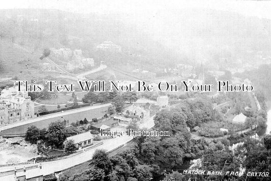 DR 2836 - Matlock Bath From Cattor, Derbyshire c1911