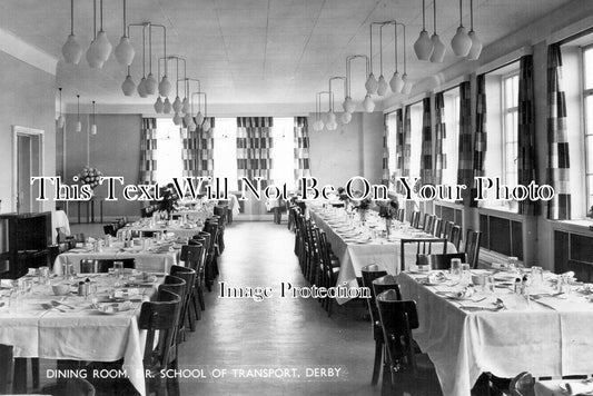 DR 2853 - Dining Room, BR School Of Transport, Derby, Derbyshire