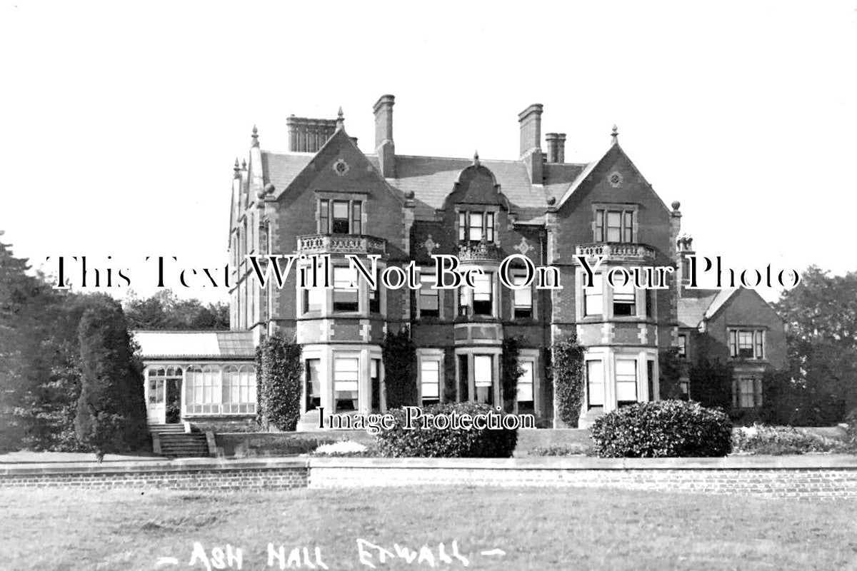 DR 2855 - Ash Hall, Etwall, Derbyshire c1904