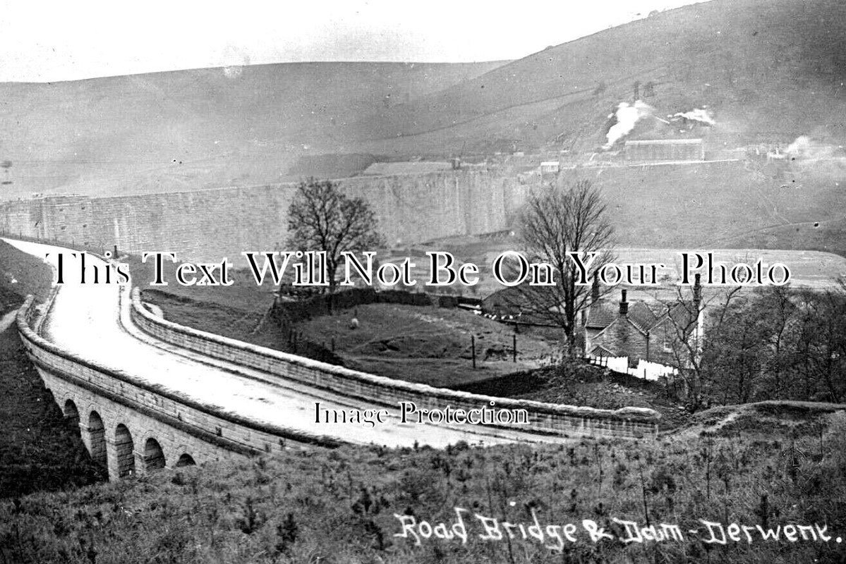 DR 2917 - Road Bridge & Dam, Derwent, Derbyshire