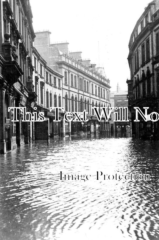 DR 2922 - St James Street Flood, Derby, Derbyshire 1932