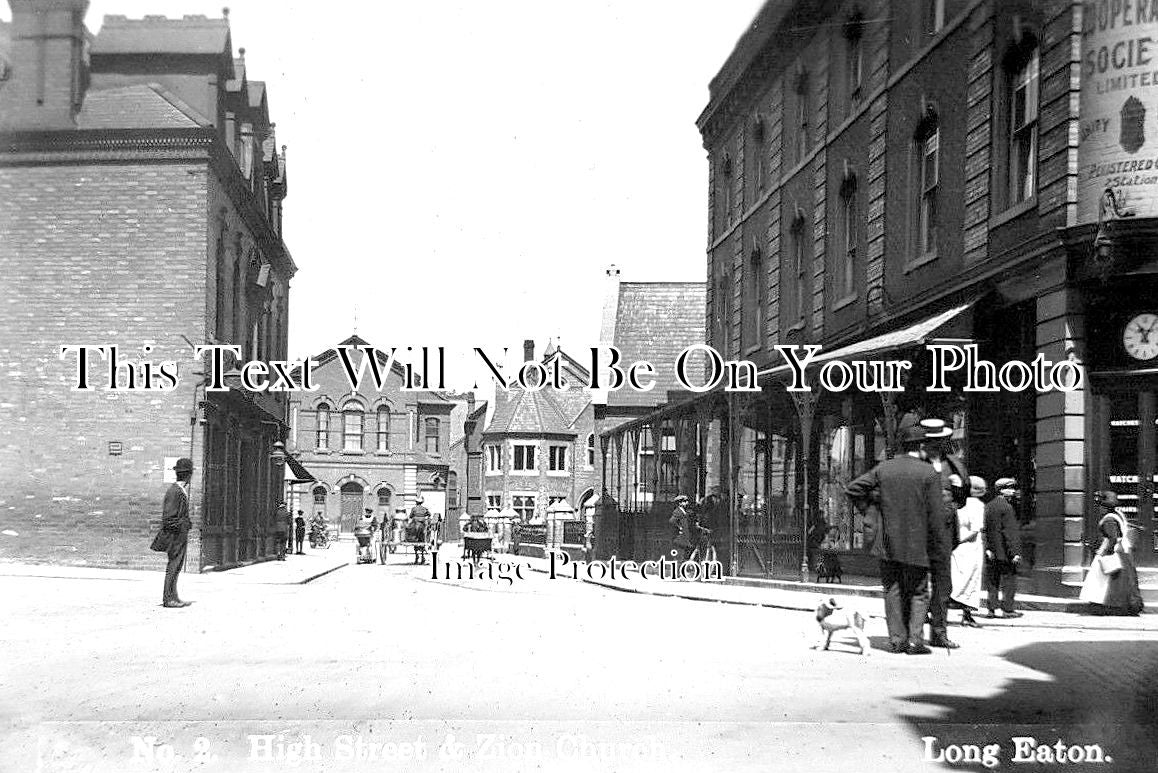 DR 2924 - High Street & Zion Church, Long Eaton, Derbyshire