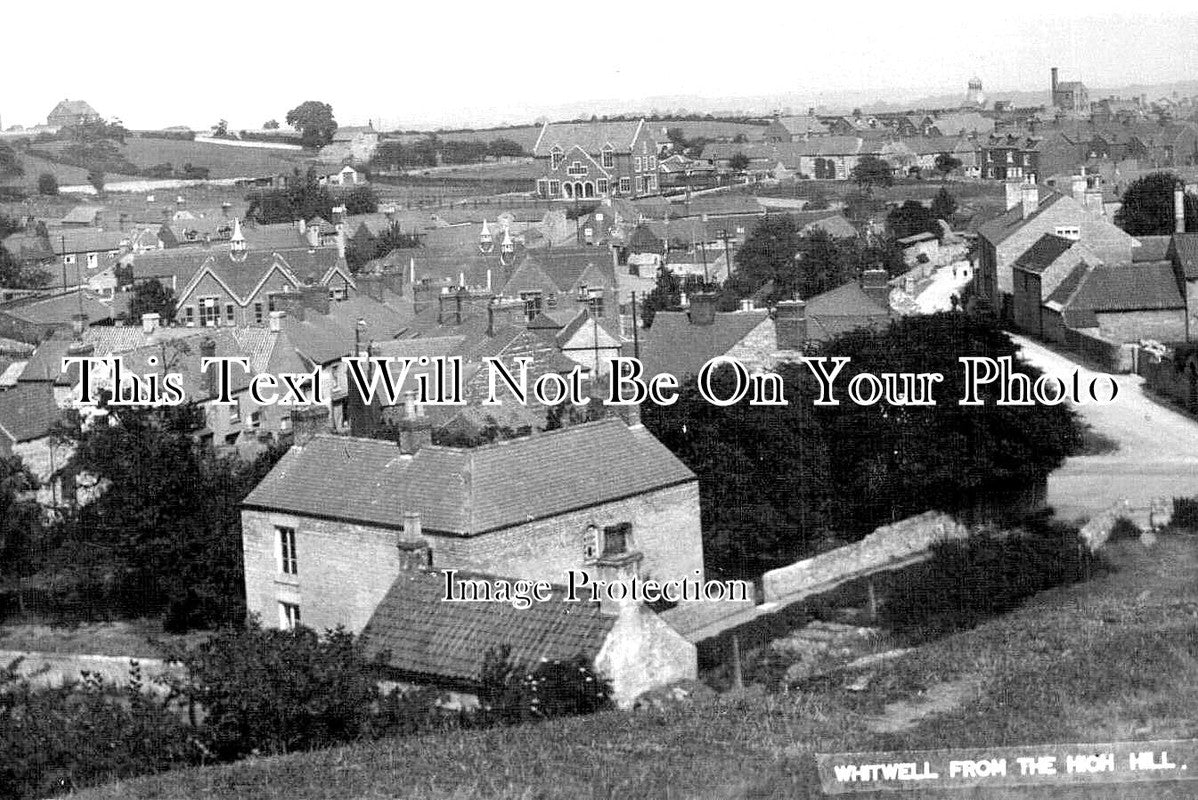 DR 2928 - Whitwell From The High Hill, Derbyshire