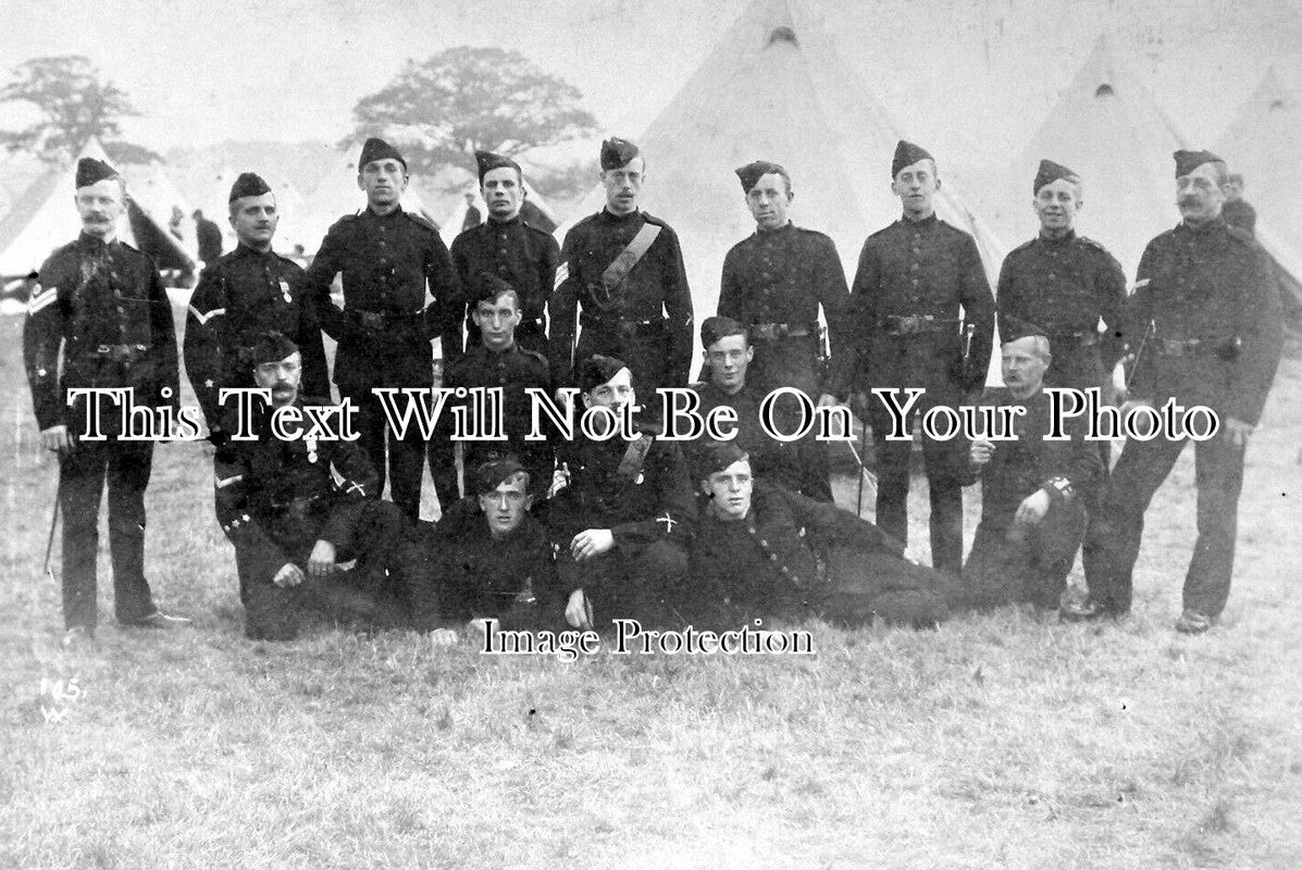 DR 2929 - Ashbourne Soldiers At Camp, Derbyshire c1910