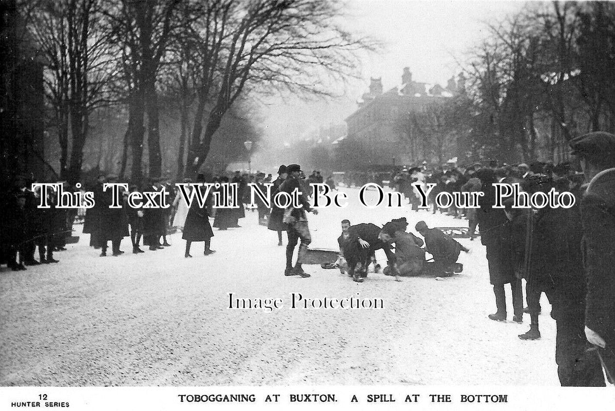 DR 2945 - Tobogganing At Buxton, Derbyshire 1909