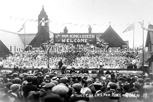 DR 2949 - Kings Visit To Clowne, Derbyshire 1914