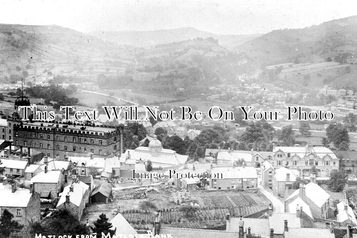 DR 2962 - Matlock From Matlock Bank, Derbyshire c1904