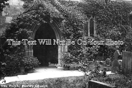 DR 2988 - The Porch, Morley Church, Derbyshire c1918