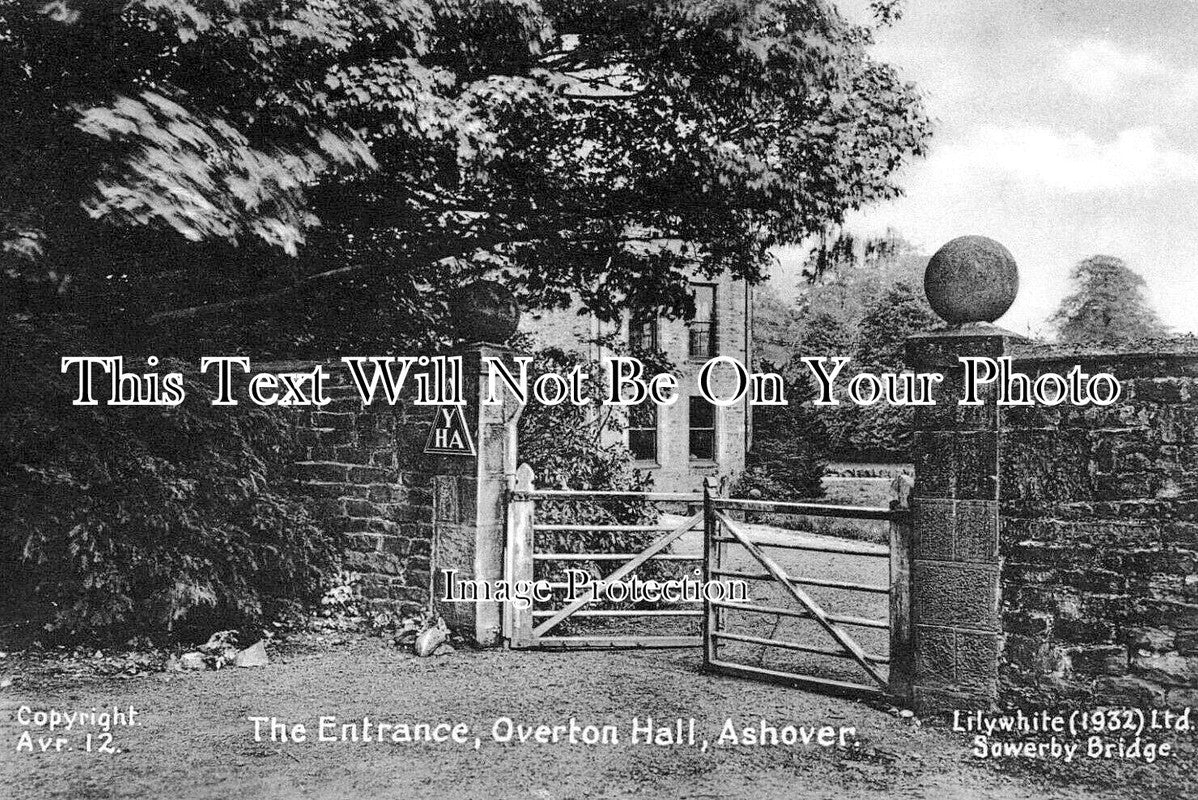 DR 3007 - The Entrance, Overton Hall, Ashover, Derbyshire