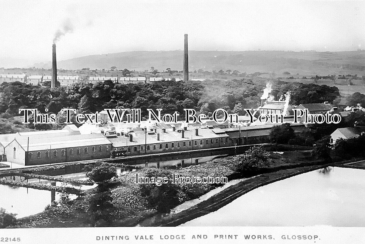 DR 3021 - Dinting Vale Lodge & Print Works, Glossop, Derbyshire