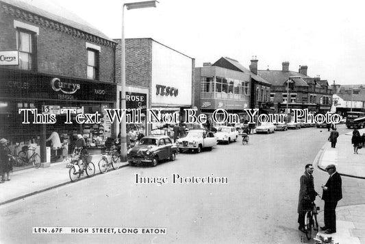 DR 3026 - High Street, Long Eaton, Derbyshire c1969