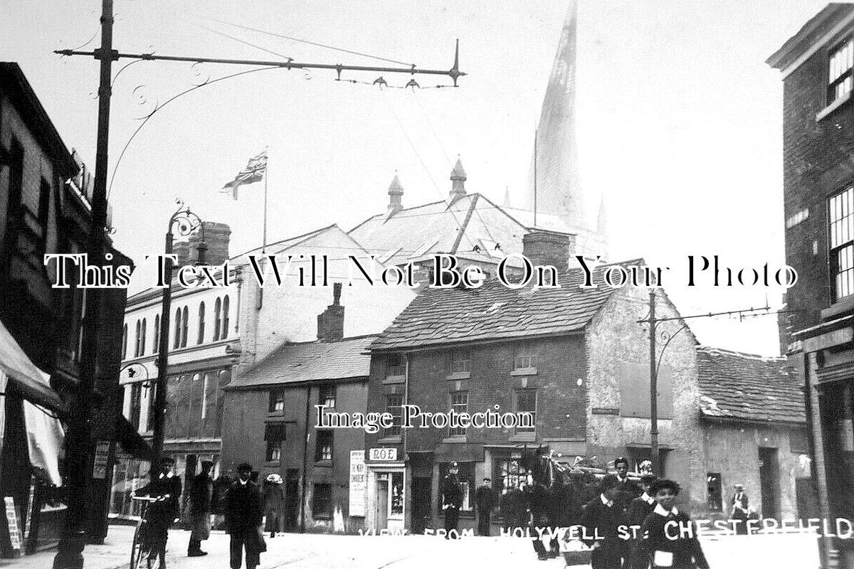 DR 3035 - View From Holywell Street, Chesterfield, Derbyshire