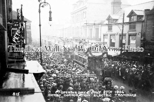 DR 3049 - Opening Of Derby Electric Tramway, Derbyshire 1904