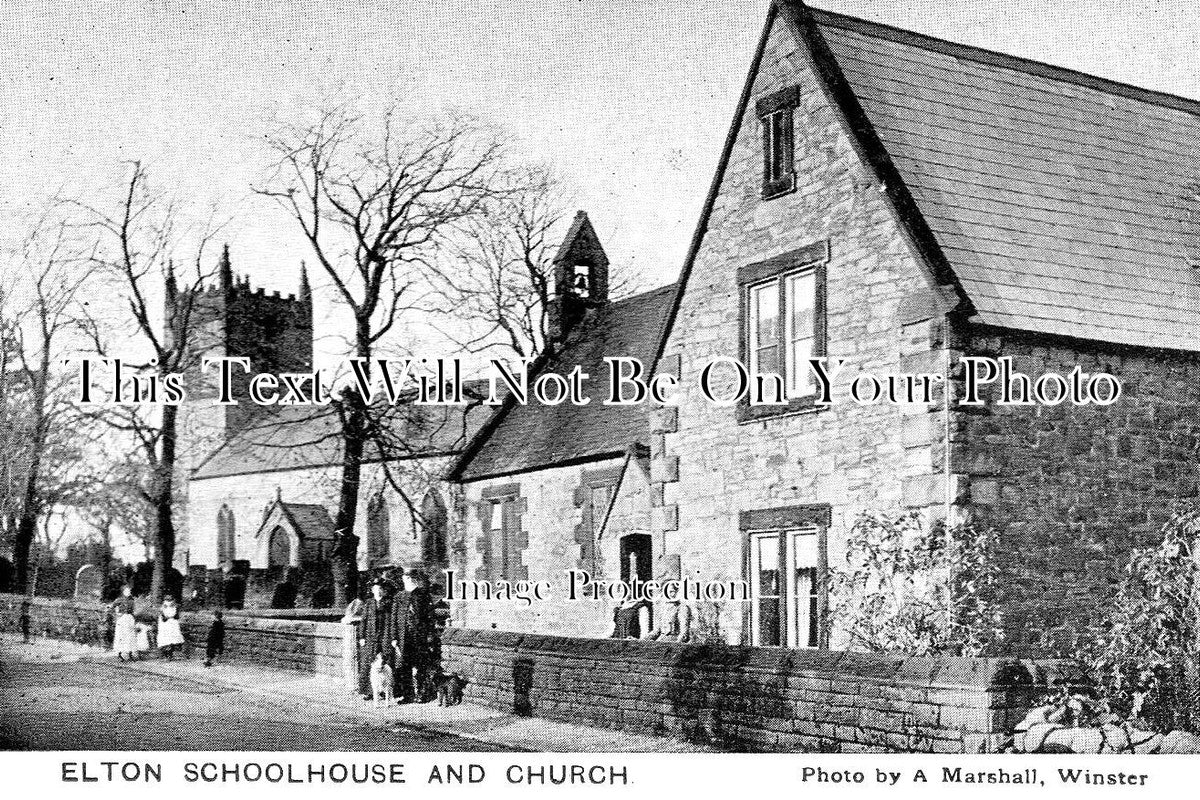 DR 3068 - Elton Schoolhouse & Church, Derbyshire