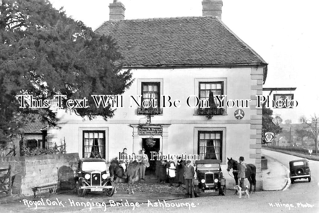 DR 3071 - The Royal Oak Pub, Hanging Bridge, Ashbourne, Derbyshire