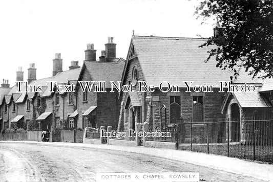 DR 3075- Cottages & Chapel, Rowsley, Derbyshire